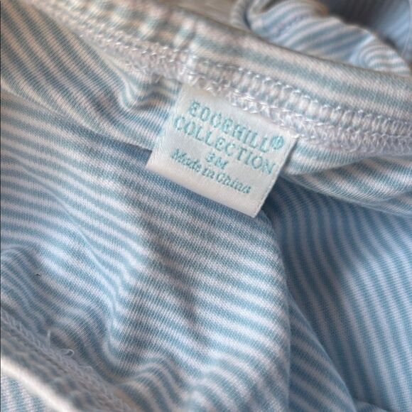 Edgehill collection 3 months Blue Striped Baby Outfit - Picture 6 of 6